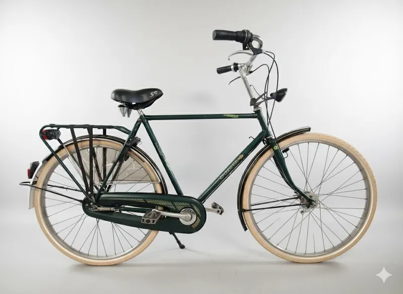 Gazelle Primeur Groen Herenfiets — tweedehands stadsfiets