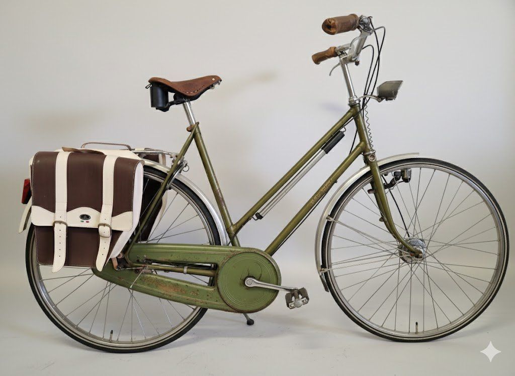Raleigh Groen Damesfiets — tweedehands stadsfiets